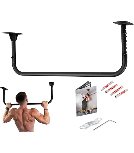 Modular Sports Barre De Traction Suspendue – Acier Inoxydable 100 Cm Avec Sangles Et Mousquetons – Montage Sans Vis, Pour Intérieur Et Extérieur