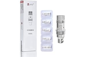 Evaporatori 5PCS originali Vaptio COSMO COIL Fittd COSMO/TYRO/TYRO NANO/COSMO PLUS kit con resistenza 1.6ohm (MTL) No E Liquido No Nicotina (COSMO C1 COIL)