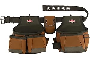 Bucket Boss - Builder’s Tool Belt, Tool Belts - Original Series (50200), Brown, 52inch