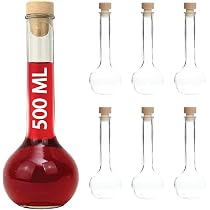Ideen Mit Herz Flaconi Vuoti Per Smalto 10 Ml In Vetro – Set Da 10 Con Pennello Applicatore Per Smalti Personalizzati
