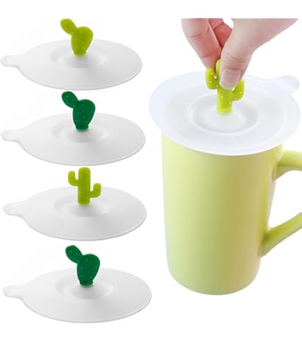 5 Coperchi Acciaio Inox Per Tazze - Termoresistenti Riutilizzabili Per Casa E Ufficio - Foto 9