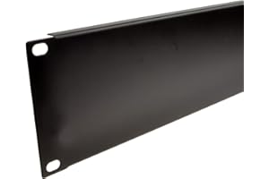 KENABLE Blanking Plaque Solide 2U pour Comms Données Schrank Rack 19 inch Noir [2U]