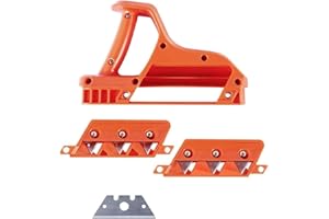 ASHOPFUN Outil de travail du bois de chanfrein de bord de cloison sèche, outil de coupe de panneau de gypse, coupe rapide de plaques de plâtre, outils de coupe de cloison sèche (mixte)