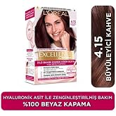 L'Oreal Paris L'Oreal Paris Excellence Creme 4.15 B&uuml;y&uuml;leyici Kahve Sa&ccedil; Boyası