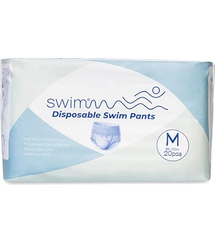 SWIMMM – Wegwerp Zwemluiers voor Kinderen – Maat 7 (18–30 kg) – 36 Stuks – Discreet & Huidvriendelijk – Bescherming bij Ontlastingsverlies – Veilig Zwemmen in Water