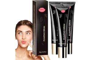 VOKKRV Elycura Sérum Repulpant Lèvres, Serum Gloss Repulpant Elycura Levres, Repulpants Levre Puissant, Lip Plumpify Plumping Serum Oil, Huile à Lèvres Hydratante, Réduit Les Ridules (3PC)