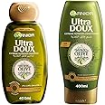 Garnier Ultra Doux Mythic Olive 400ml Shampoo + 400ml Conditioner Dual Pack