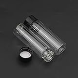 FZN Borosilicate Glass Tube Culture Media Flat Bottom With Screw Cap 10 ML Capacity (Pack of 50)