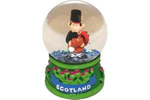 I LUV LTD Scottish Waterball Snow Globe with Standing Piper Design, Resin Figurine and Moulded Base