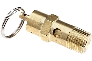 MICRO TRADER Create idea Soupape de sécurité 1/4" BSP Compresseur d'air Détecteur de pression 145PSI 10BAR à laiton