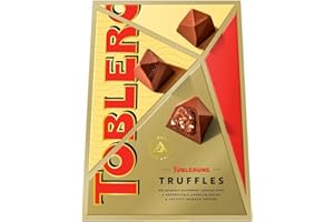 Toblerone Truffles, Milk Chocolate with Honey and Almond Nougat Filling, Established in Switzerland, Christmas Treat for Gifting, 180 g (Pack of 1)