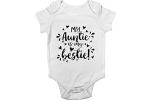 Shopagift My Auntie is My Bestie Baby Grow Vest Bodysuit