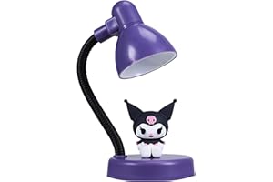 Blue Sky Studios Kuromi Mini Lamp – USB Rechargeable Desk Light – Adorable Figurine Style – Cute Collectible Decor – Official Sanrio Merchandise