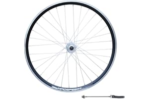 Madspeed7 QR 700c (ETRTO 622x15) Road Racing Bike Front Wheel - Sealed Bearings Hub (Very smooth hub) - Double Wall Rim - 32x Silver Spokes