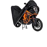 BODYGARD Miflonlu Motosiklet Brandası Su Ge&ccedil;irmez -Ic yuzeyi Miflon kapli - Beden- siyah (X LARGE TOPCASE)