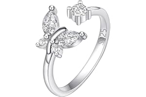 Tusuzik Collana Donna Farfalla Ciondolo Cuore Rosso Collana Argento Donna Compleanno Natale Matrimonio Regali Di San Valentino