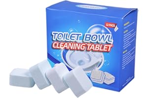 GNHG 12 Piezas Tableta de Limpieza de Wc,Bloques de Limpieza de Inodoro,Pastillas para Limpiar Baños,Tabletas de Limpieza de Inodoro,Pastillas Efervescentes para Limpieza de Inodoros
