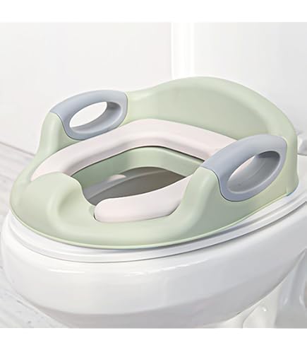 Hibbent Potty Training Toilet Seat, Built-in Magnetic Seat, Lid with Oval Cover, Never Loosen and Slow Close Convertible Toilet Seat for Kids, Adult and Child (White, Round Hibbent Potty Training Toilet Seat, Built-in Magnetic Seat, Lid with Oval Cover, Never Loosen and Slow Close Convertible Toilet Seat for Kids, Adult and Child (White, Round