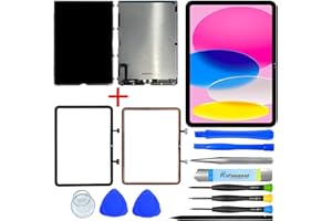 NB+ Touch Screen LCD Compatible with iPad 10 2022 10.9 inches Replacement For Apple iPad 10 Gen 10.9" 10th Generation LCD Display Digitizer Front Glass Panel Black Model A2696 A2757 A2777 with Tools