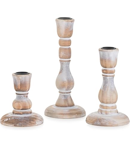 6 Portacandele Metallici Oro | Altezze 22.3/27.2/32.1 Cm | Per Candele Coniche 2.2 Cm | Matrimoni E Cene - Foto 10