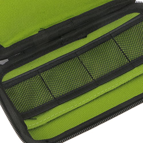 MagiDeal Aufbewahrungstasche Kabel Organizer Etui Rei  verschluss-Beutel H  lle Ideal f  r Reisen - Schwarz