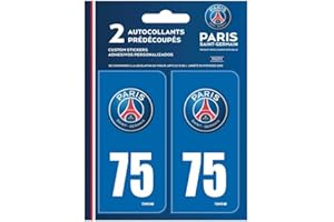 Sumex p11097-100 x Adesivi, Pre Tagliati, con Logo PSG, Colore: Blu