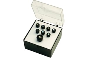 Martin 18APP50 zestaw mostka do gitary akustycznej/końcówki hebanowe z wkładkami z pereł Paua, 4,4 cm x 5,7 cm x 5,7 cm