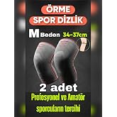 M beden 2 Li Set 3D &Ouml;rme Sporcu Dizlik &ndash; Ağrı Azaltıcı, Diz Koruyucu Nefes Alabilir, Kompresyon Destekli, Kaymaz, voleybol,fi