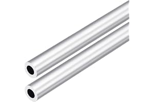 DMiotech 2-pack (13 mm OD x 7 mm ID) 6063 aluminium runt rör 300 mm längd industri metallrör för maskinram konstruktion gör-d