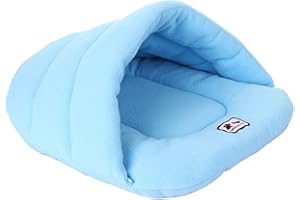 Camidy Łóżko dla zwierząt domowych do spania jaskini wygodny ciepły śpiwór legowisko dla psa przytulanka domek pluszowe gniazdo dla psa kota zwierzaka domowego do spania