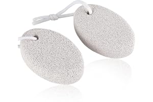 2 Pezzi Pietra Pomice Naturale, XiXiRan Lava Pedicure Tools, Foot Care Scruber Usato per rimuoveredel Callo della Pelle Dura per Piedi e Mani
