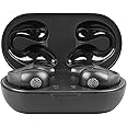 Sorandy Open Ear Wireless Bluetooth 5.2 Headphones Clip on Earbuds, Stylish Noise Canceling HiFi Stereo Deep Bass Sweat Proof Earbuds for Sport Cycling Running Work