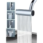 mucit home Tasarruflu 4 Modlu Şelale Ayarlanabilir Musluk Başlığı Mutfak Banyo Perlat&ouml;r Evye Lavab