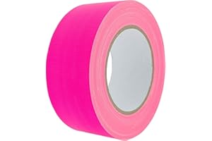 varivendo NEON Ruban adhésif mat fluorescent 50 mm x 25 m (NEON-pink 50mmx25m)