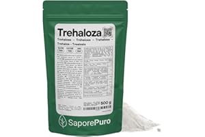 SaporePuro TREHALOZA w proszku 500 g - alternatywny cukier - Cukier o niskim indeksie glikemicznym