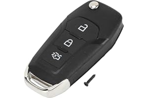 A ABSOPRO 3 Tasten Schlüsselgehäuse Gehäuse Keyless Entry Fernbedienung Schlüsselanhänger Ersatzgehäuse für Ford Ka Fiesta Focus Transit für Ranger Connect Mondeo