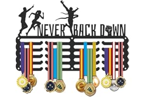 SUPERDANT Porta Medaglie 5 Fila 20 Ganci Organizzatore di Premi per Medaglia Sportive Espositore per Medaglie da Gara Montato A Parete