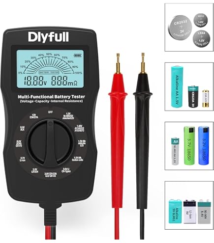 TowerTop Chargeur de batterie de voiture 2/15/25 A, 6 V/12 V