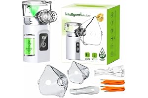 Ofrdncy waterproof IPX6 Portable Mini Vaporizers, Handheld Travel Steam Compressor Machine Humidifier Cool Mist Inhaler for Adults & Kids, 1800 mAh large capacity
