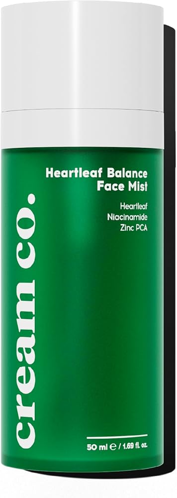 Cream Co. Gözenek Sıkılaştırıcı Ferahlatıcı Yüz Spreyi, Heartleaf Face Mist, Niacinamide, Tüm Cilt Tipleri, 50 ML