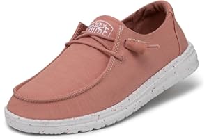 Hey Dude Wendy Slub Canvas, Moc Toe Shoes Mujer