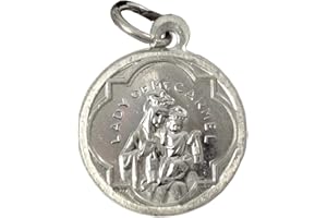 I G J LOTTO DI MEDAGLIE SCAPOLARE DEL CARMELO (MADONNA DEL CARMINE) - 100% MADE IN ITALY
