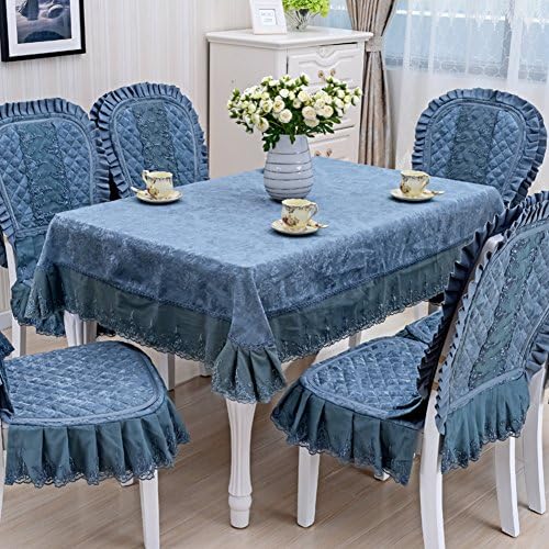 YYHSO European Garden Rectangle Table Cloth,Coffee Table Pad Small Cloth,Fabric Table Cloth Chairs,Pad Kit-K 130*180cm(51x71inch)
