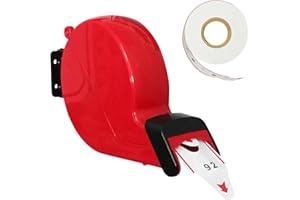 CYSSJF Dispensador de Números,Dispensador de Tickets Turno, Sistema de Turnos y Gestión de Cola, Maquina de Turno, Con 1 Expendedor de Tickets y 2000 Tickets Numerados (de 00 a 99,Dos dígitos,20 Grupos)