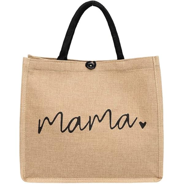 Sac Fourre-tout En Toile Pour Grand-mère, Sac Fourre-tout En Toile De Coton Pour Femme, Sac Fourre-tout Pour Grand-mère, Cadeau De Fête Des Mères Pour