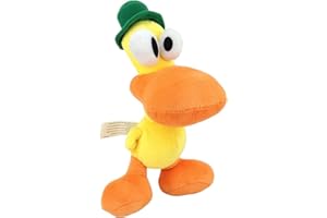 Yisscen Pocoyo Peluche de 20 cm, juguete de peluche Pocoyo, dibujos animados, peluche, muñecos de peluche, para niños y niñas, regalos de cumpleaños, juguete para fans de Kulomi (pato pato)