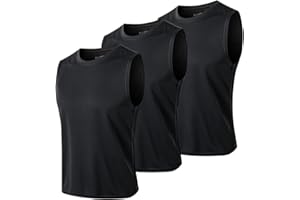 MEETYOO Tank Top Herren, Achselshirts Sport Ärmelloses Shirt Unterhemd Fitness Sleeveless Tshirt für Running Jogging Gym