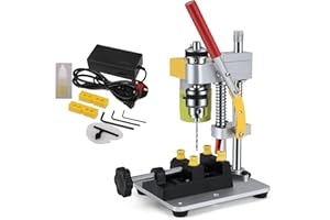 UPROZIL Mini Portable Pillar Press with 795 Motor - Precision Bench Machine with CNC Machining - Electric Table Driller for Metal, Wooden, Jewelry DIY