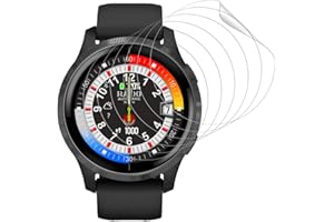BEUKEI 6 Pezzi Pellicola Protettiva per Garmin Venu/Venu 2, TPU morbido Folie,Sensibile al Tatto, Senza Bolle, HD Trasparente,Protezione Vetro