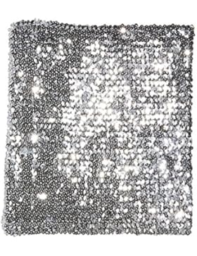 Bandeau-Top / Minirock, Pailletten, stretch, Größe 32-40